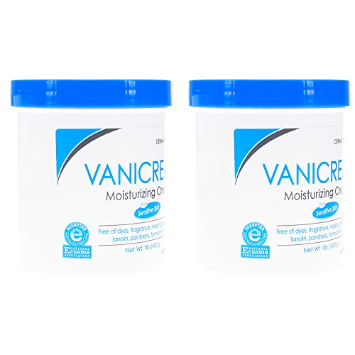 Moisturizing Skin Cream for Sensitive Skin, 4 oz (Pack of 2) B6980