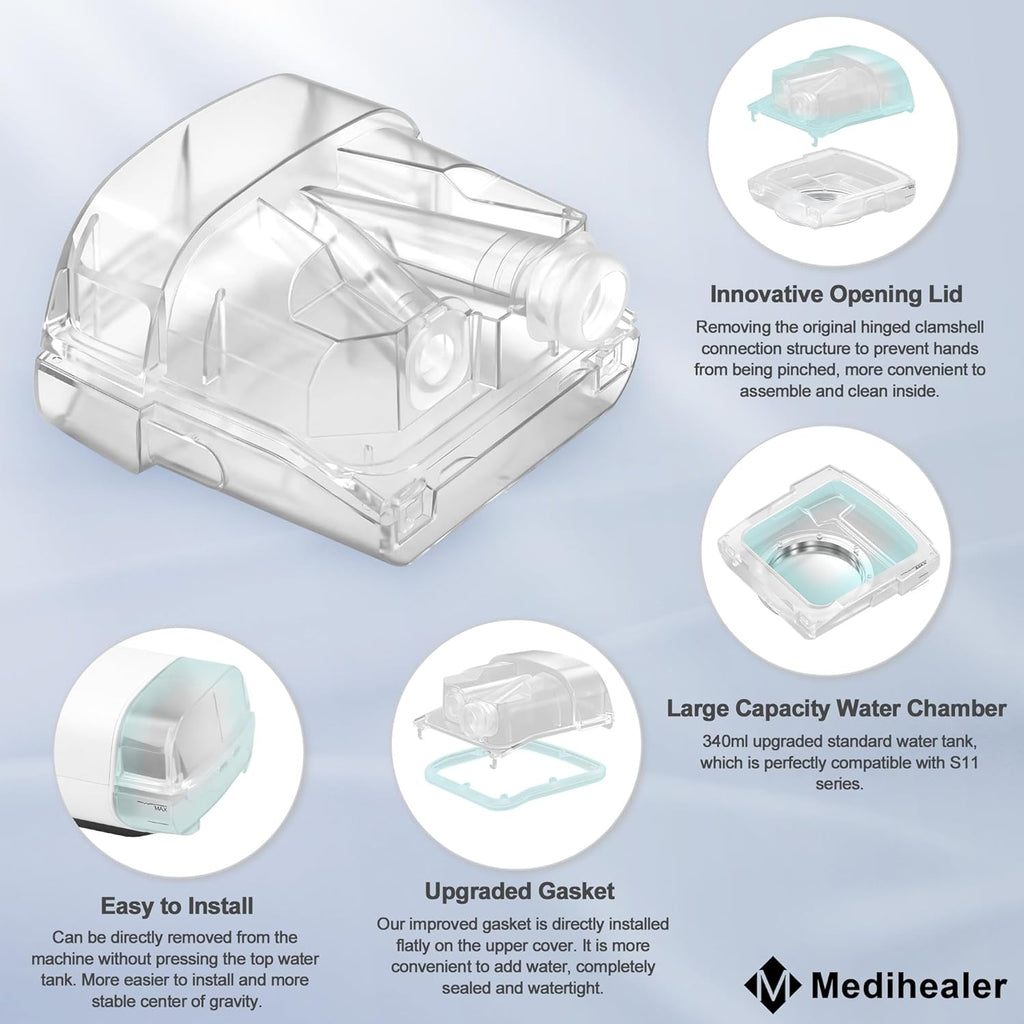 Water Chamber for Air Sense 11, Humidifier Tub, 380ml, Transparent N27290