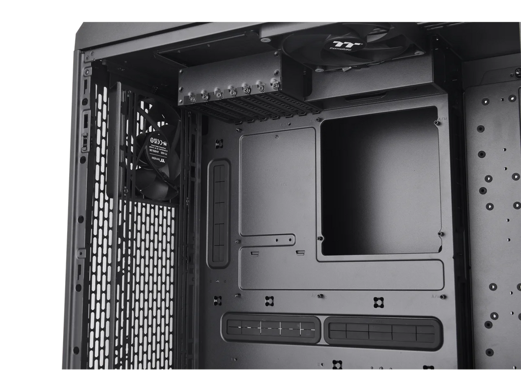 E-ATX Full Tower PC Case with Tempered Glass Panels and 3x140mm ARGB Fans O8162