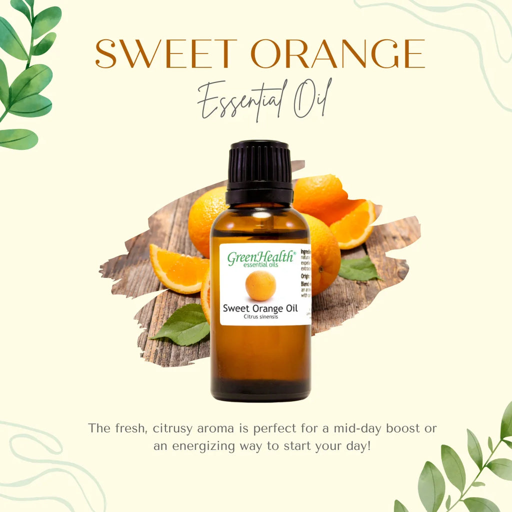Sweet Orange Essential Oil - 128 fl oz (1 Gallon) Plastic Bottle with Cap Q553281