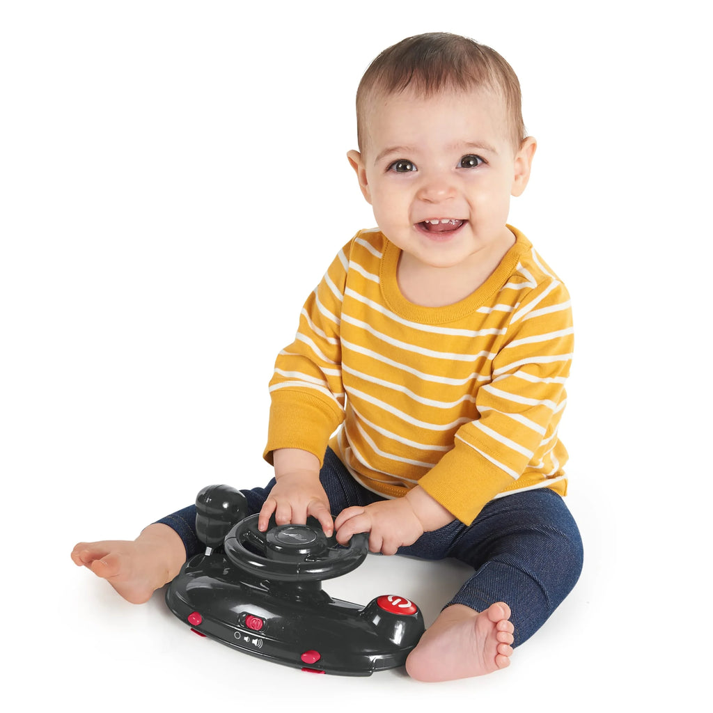 4-in-1 Adjustable Baby Walker with Removable Steering Wheel R395