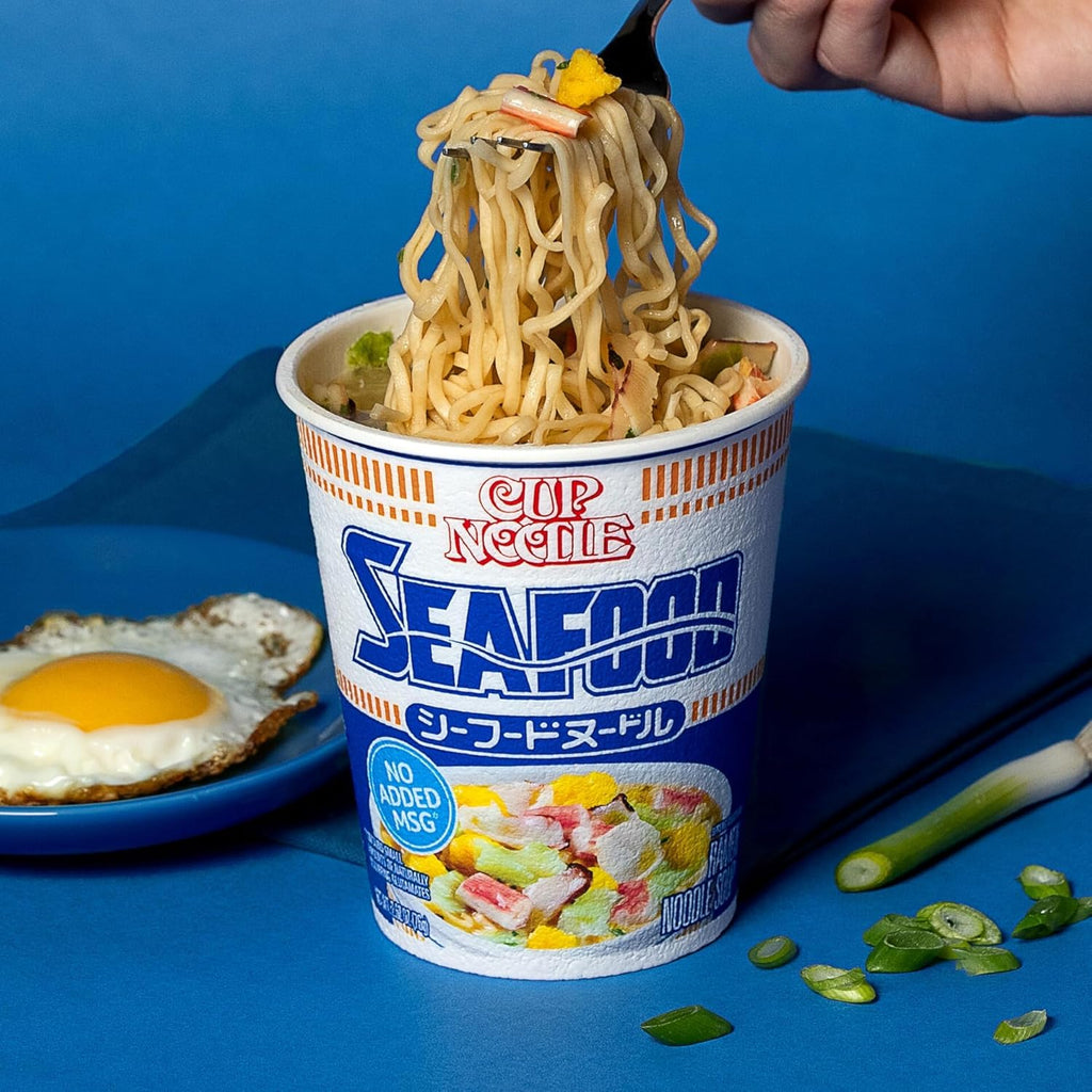 Cup Noodles Soup, Seafood Flavor, 2.68 oz, 6-Pack O810091