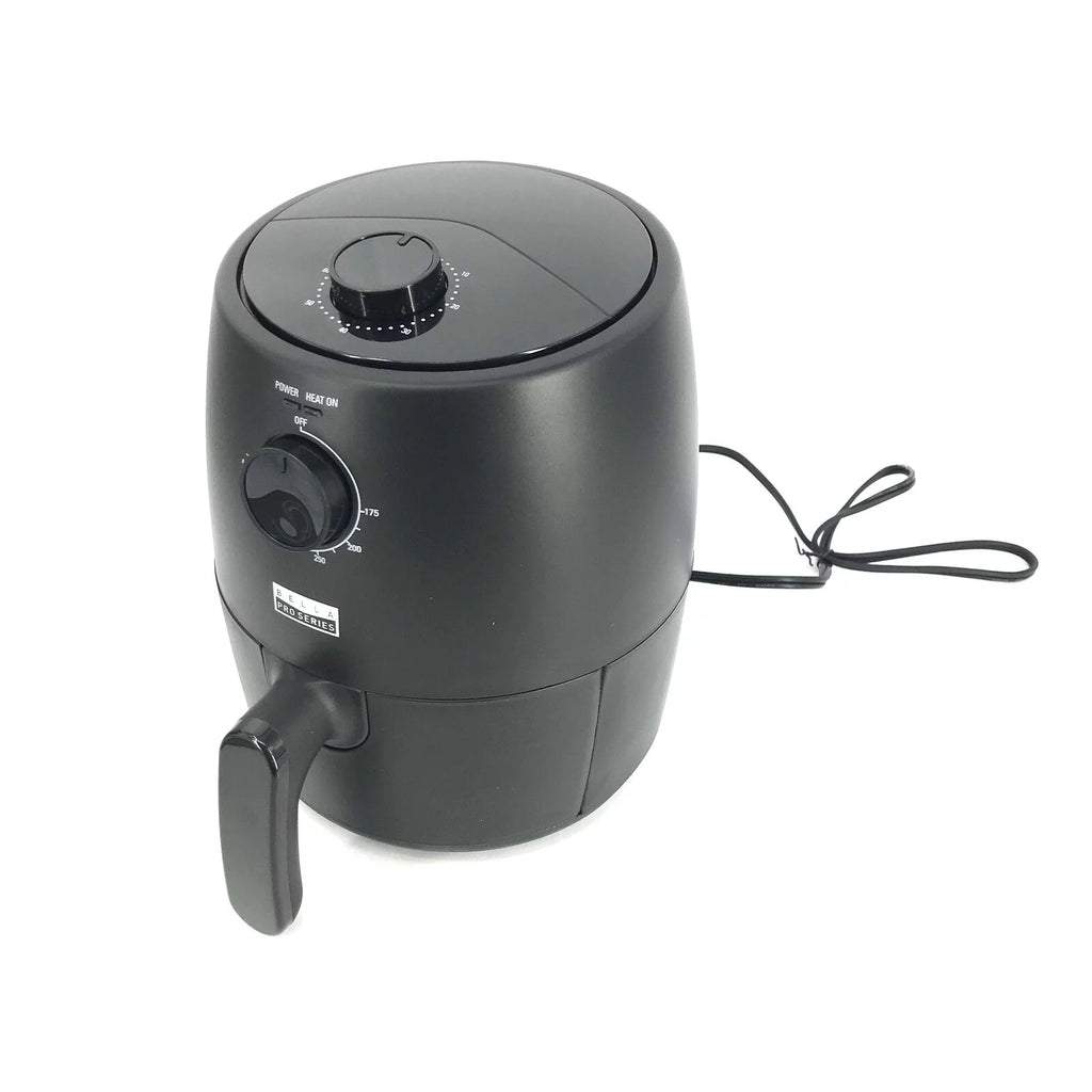 2qt Analog Air Fryer Matte Black U555
