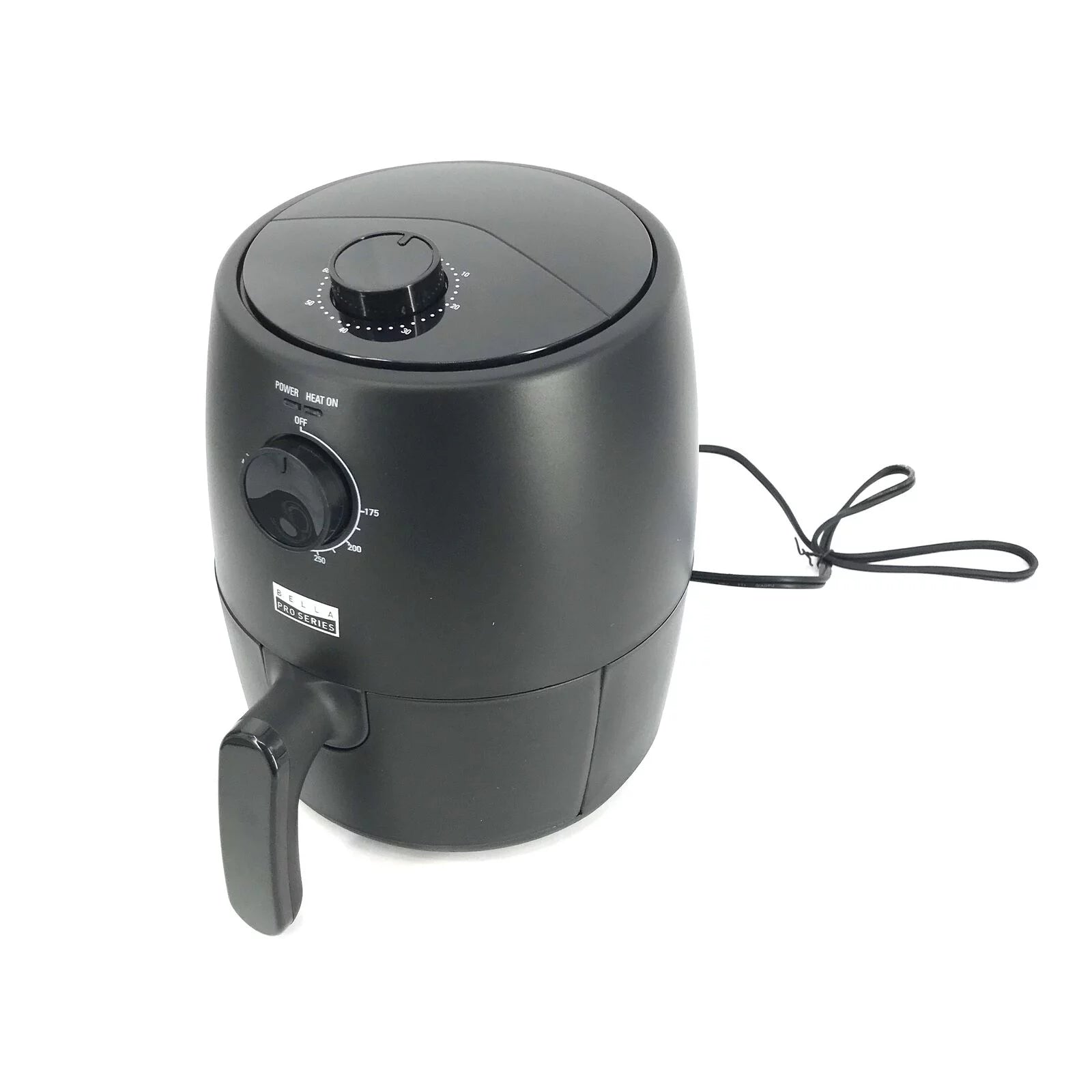 2qt Analog Air Fryer Matte Black U555