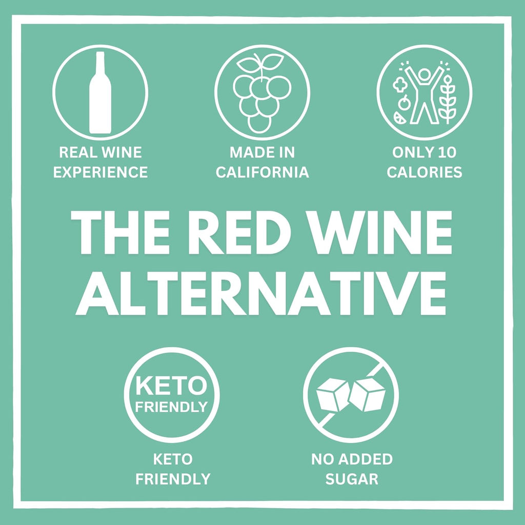 Non-Alcoholic Red Wine Blend, 10 Calories F580