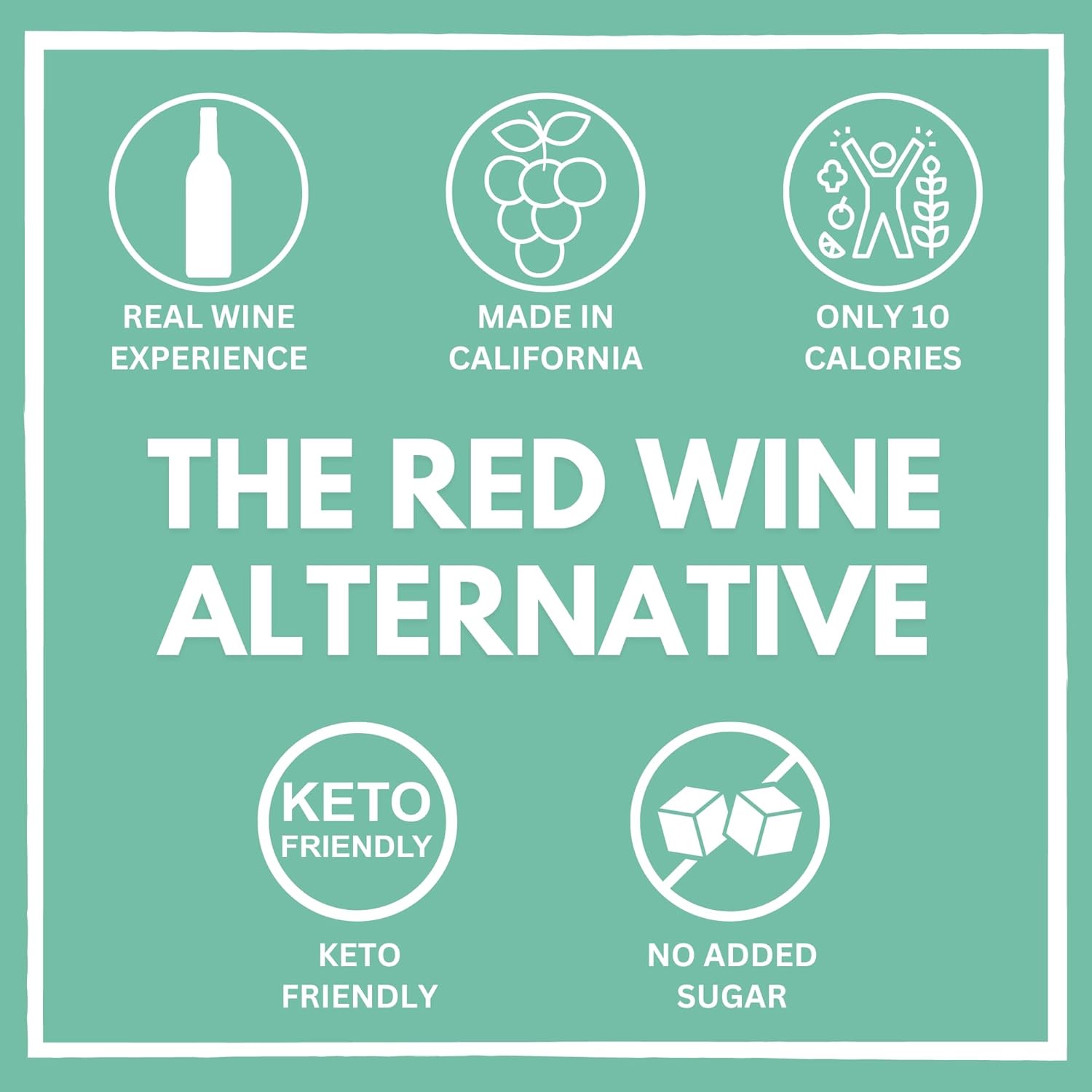 Non-Alcoholic Red Wine Blend, 10 Calories F580
