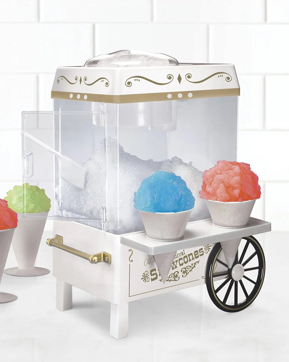 Vintage Snow Cone Maker, White B803316
