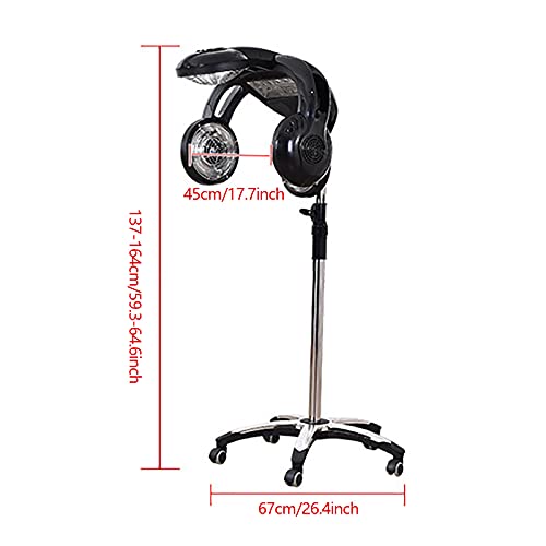 Wall-Mount Hair Dryer with LCD Display for Salon Use C9609