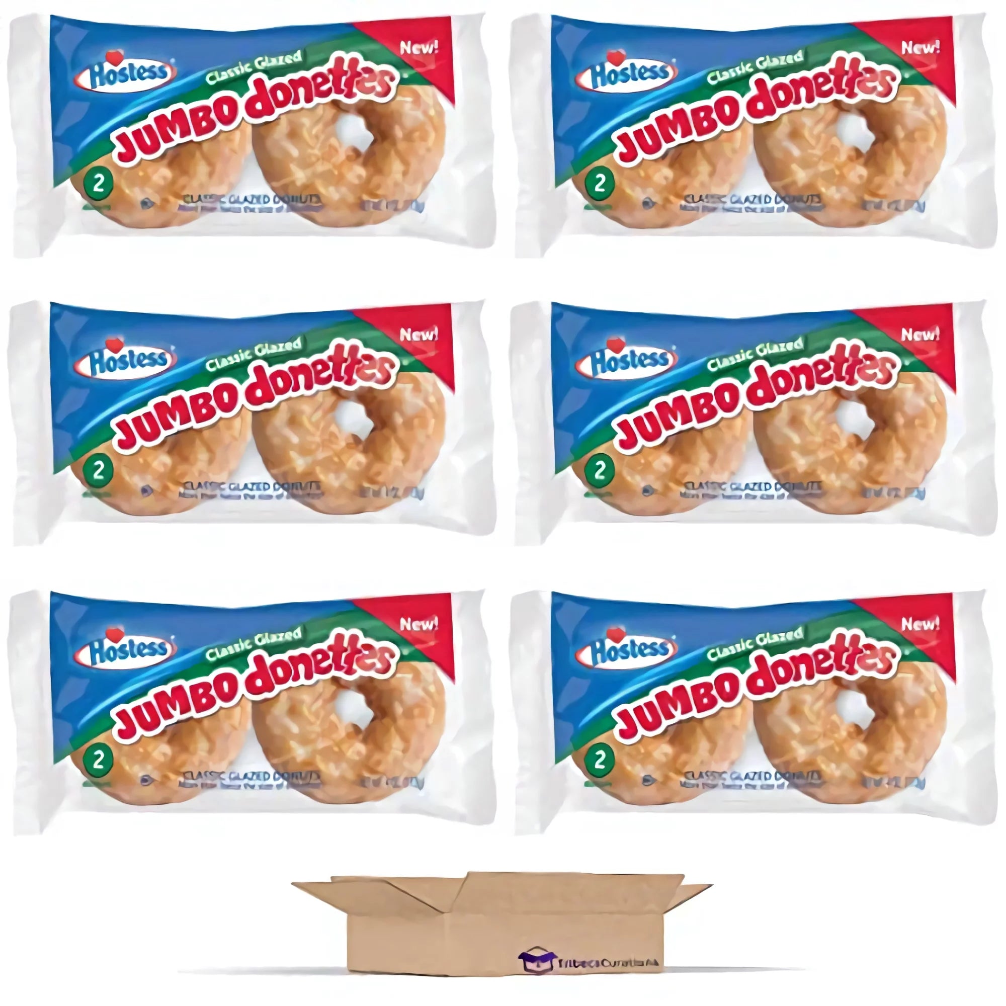 Glazed Donettes, 4 oz, 6 Count Box X581913