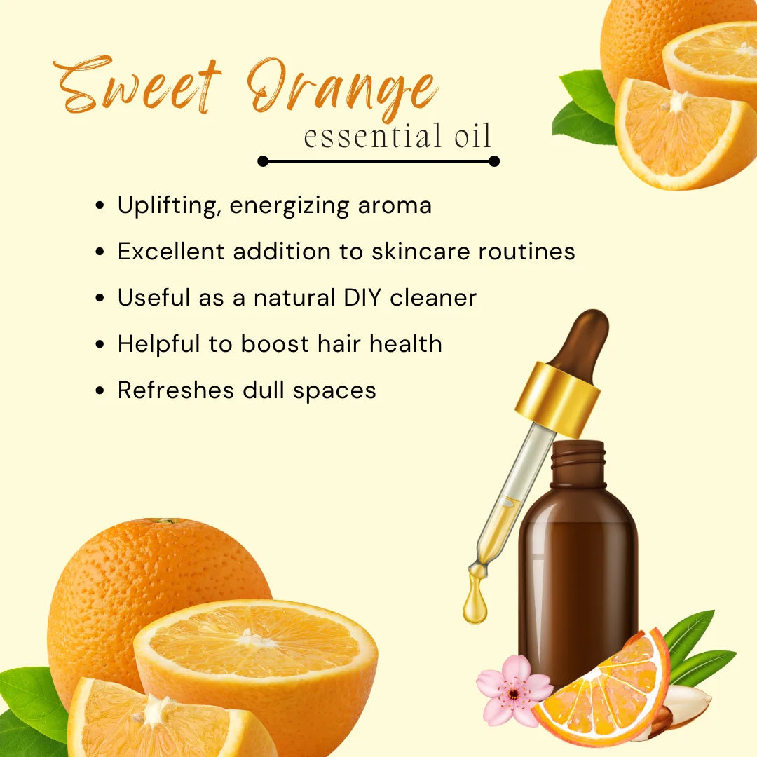 Sweet Orange Essential Oil - 128 fl oz (1 Gallon) Plastic Bottle with Cap Q553281