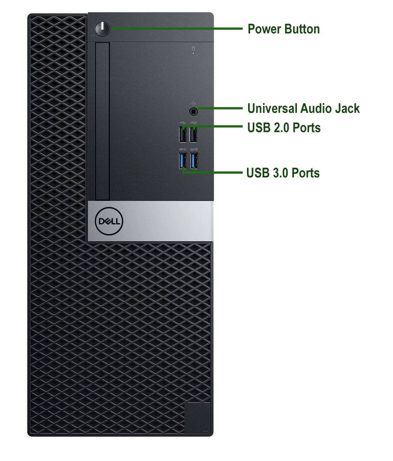 Refurbished Gaming Desktop PC, Intel Core i5, 16GB RAM, 256GB SSD + 2TB HDD, NVIDIA GT 1030, WiFi, RGB Keyboard & Mouse, Windows 10 Pro K46887