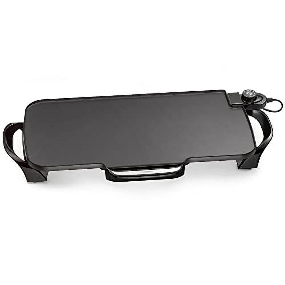 22-inch Electric Griddle with Removable Handles, Black N5428