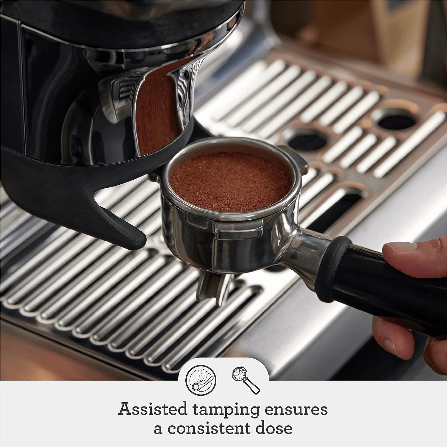Espresso Machine, 2 Liters, Stainless Steel T171