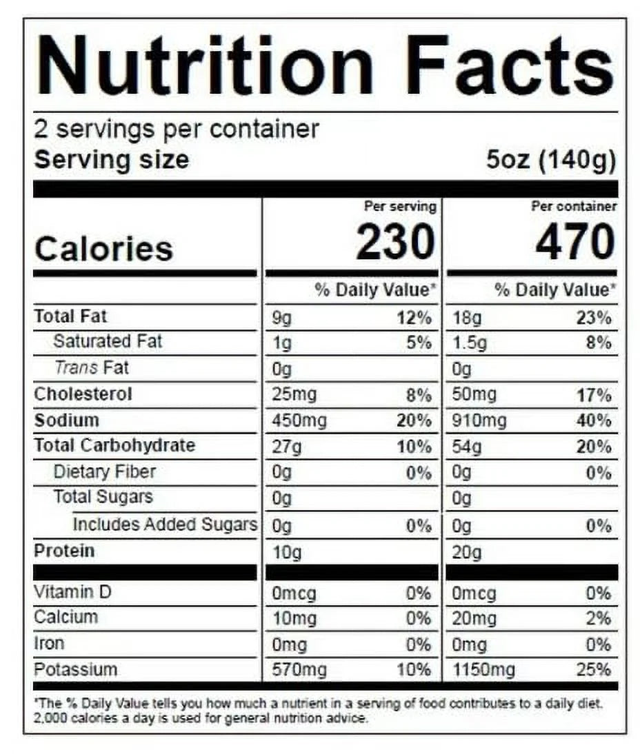 Frozen Fish and Chips, 9.5 oz, Pack of 10 O34545