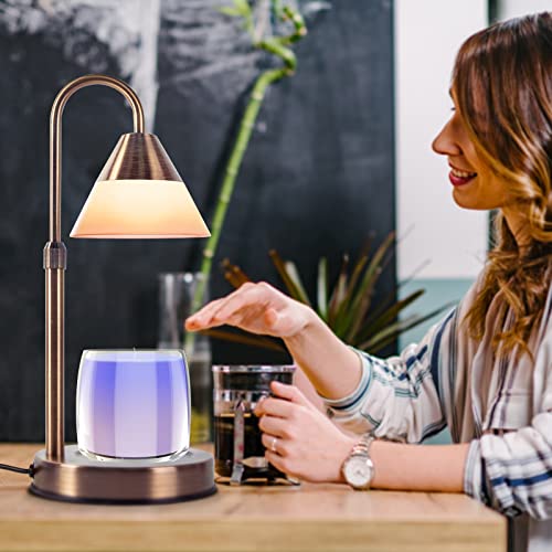 Candle Warmer Lamp with Timer and Dimmer, Electric Candle Melter for Jar Candles R3659