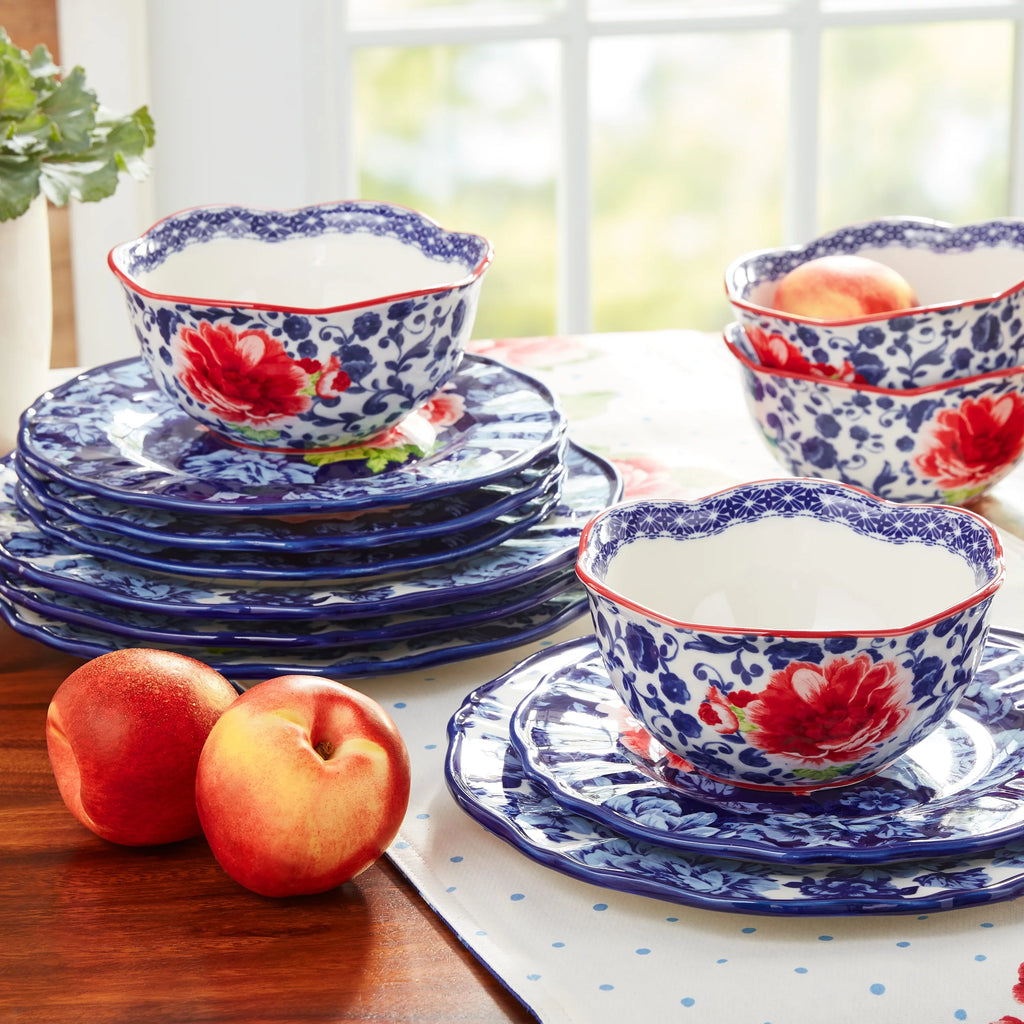 12-Piece Stoneware Dinnerware Set K871