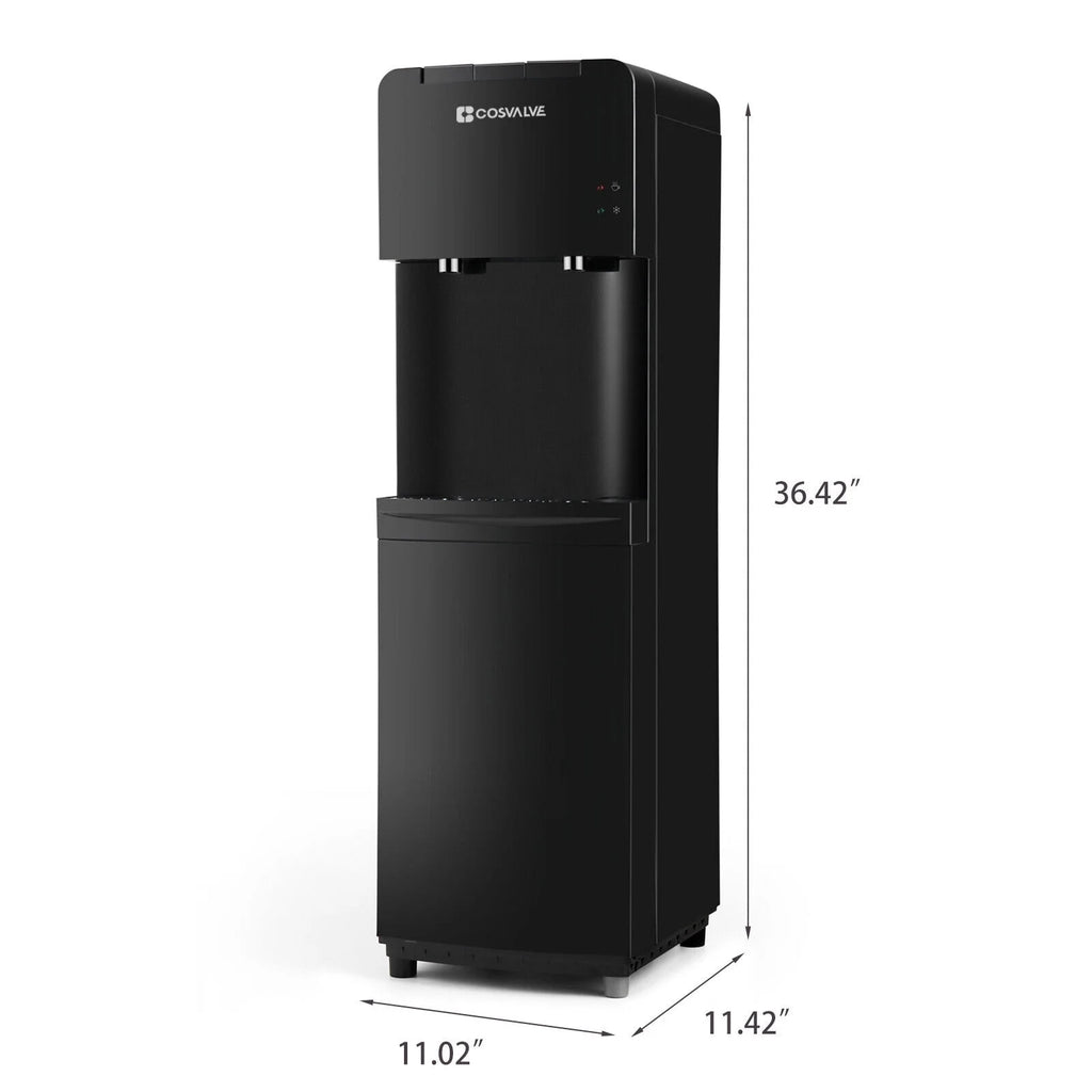 5 Gallon Hot Cold Water Dispenser Cooler Top Loading with Child Safety Lock S779