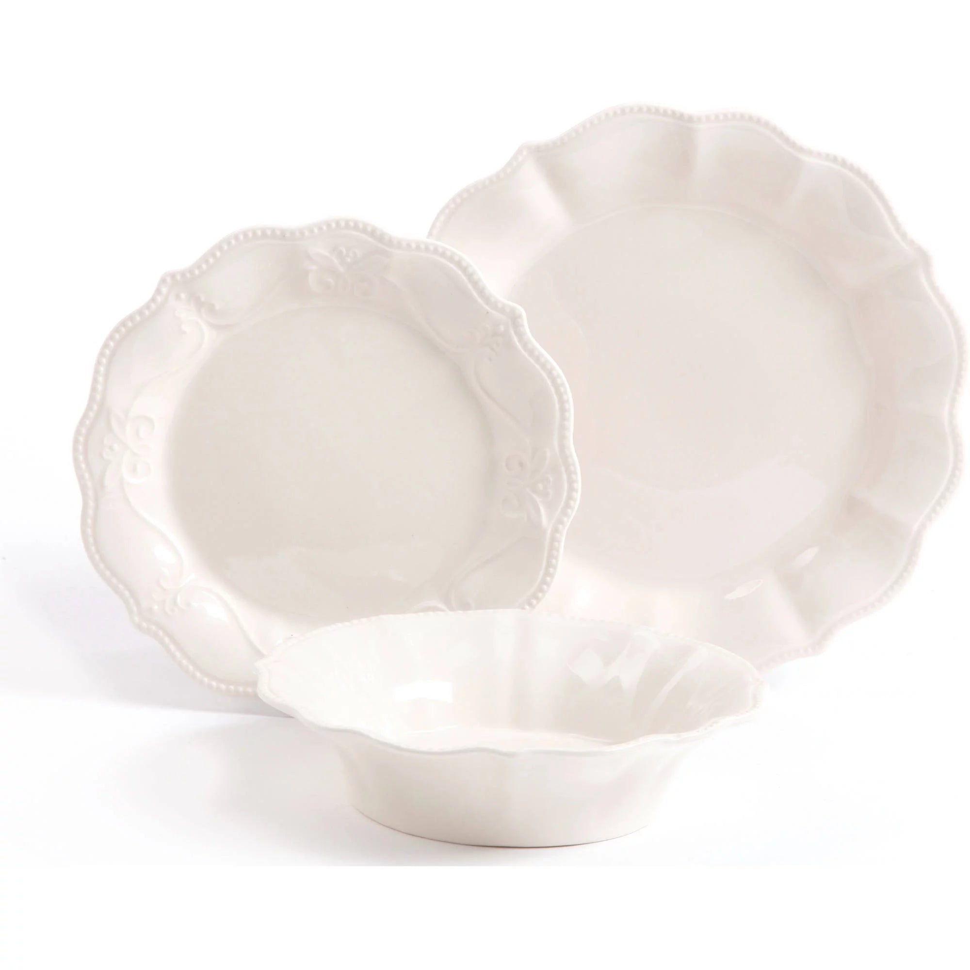 The Pioneer Woman Paige 12-Piece Dinnerware Set