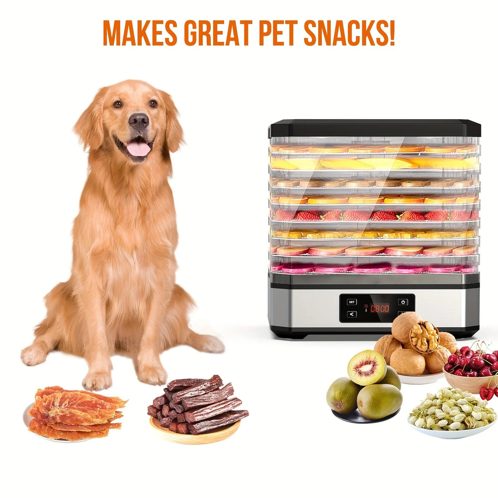 Food Dehydrator Digital Stainless Steel 400W I646535