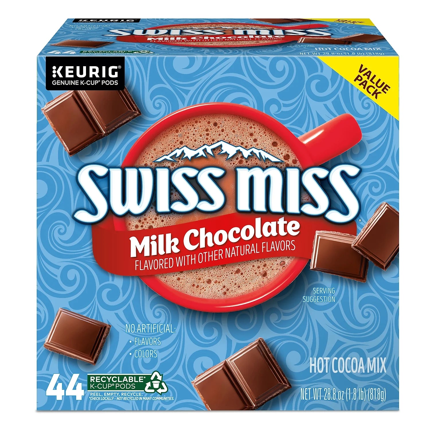 Swiss Miss Milk Chocolate K-Cups 16-Pack K9234