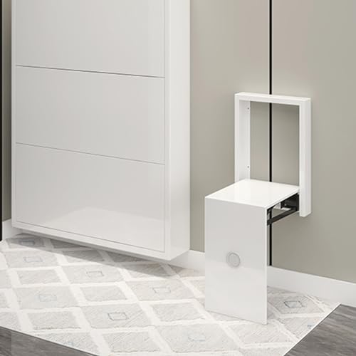 Wall Mounted Folding Shoe Changing Stool Y1745