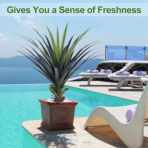 Artificial Spiked Agave Plant 3ft UV Resistant Indoor Outdoor Decor F58840