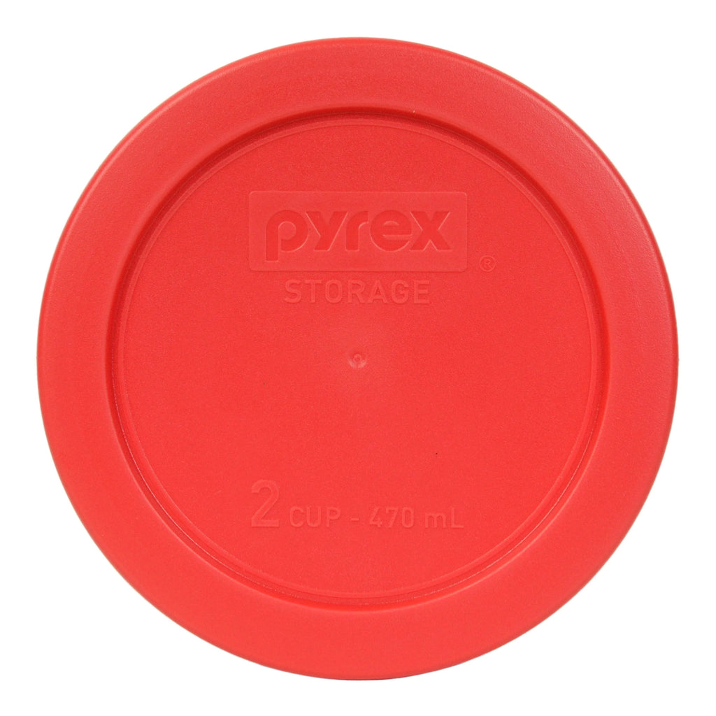 Red Replacement Lids for Glass Storage Cups R359771