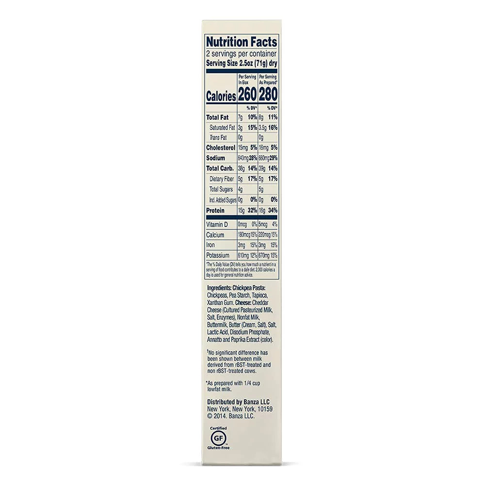 Mac & Cheese, 5.5 oz Shelf Stable Box, Chickpea Shells N75656