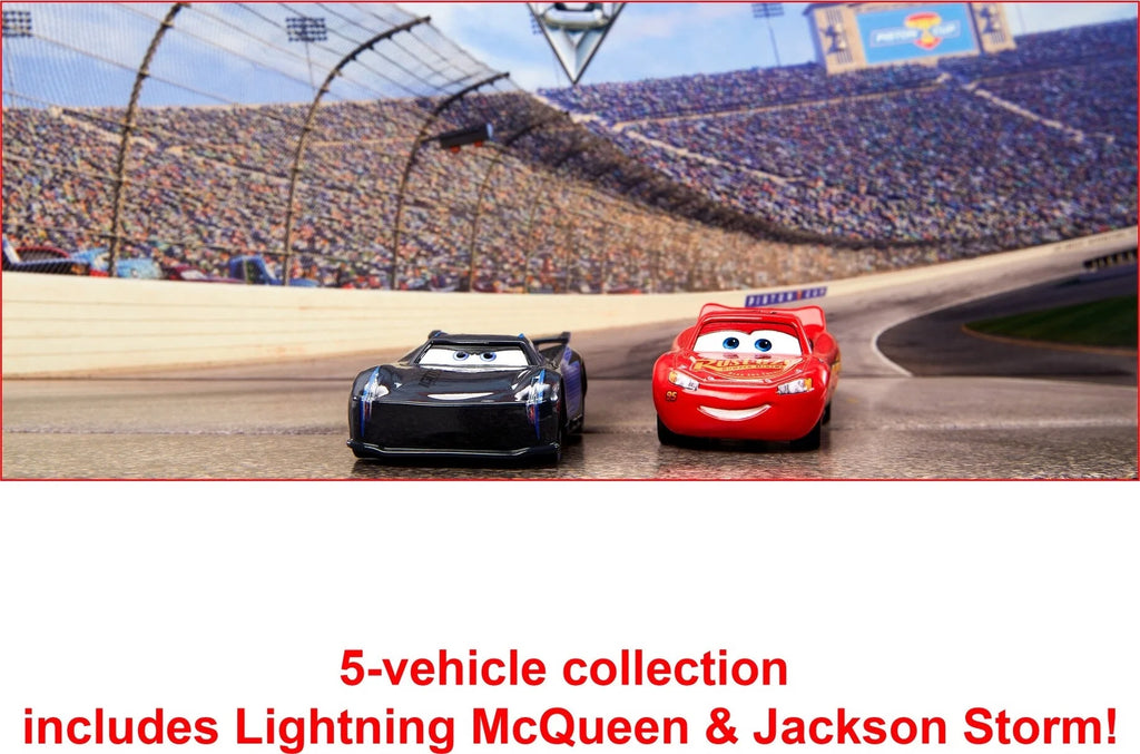 Cars 3 Vehicle 5-Pack Collection, Set of 4 Toy Cars & 1 Truck F4693