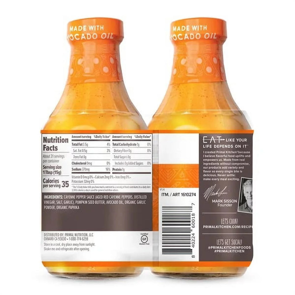 Buffalo Sauce, 16.5 oz (Pack of 2) X16785