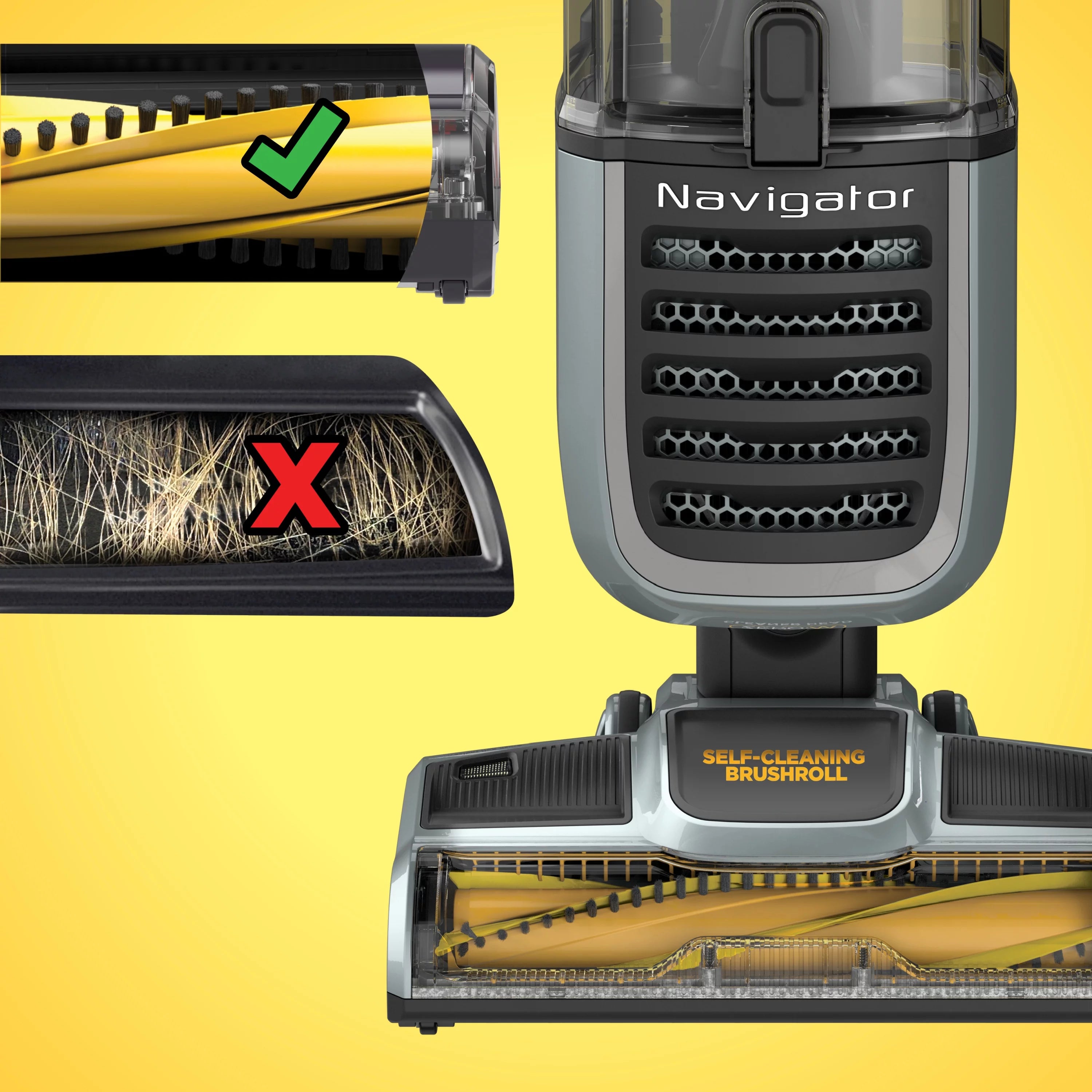 Pet Upright Vacuum with Self-Cleaning Brushroll X44432