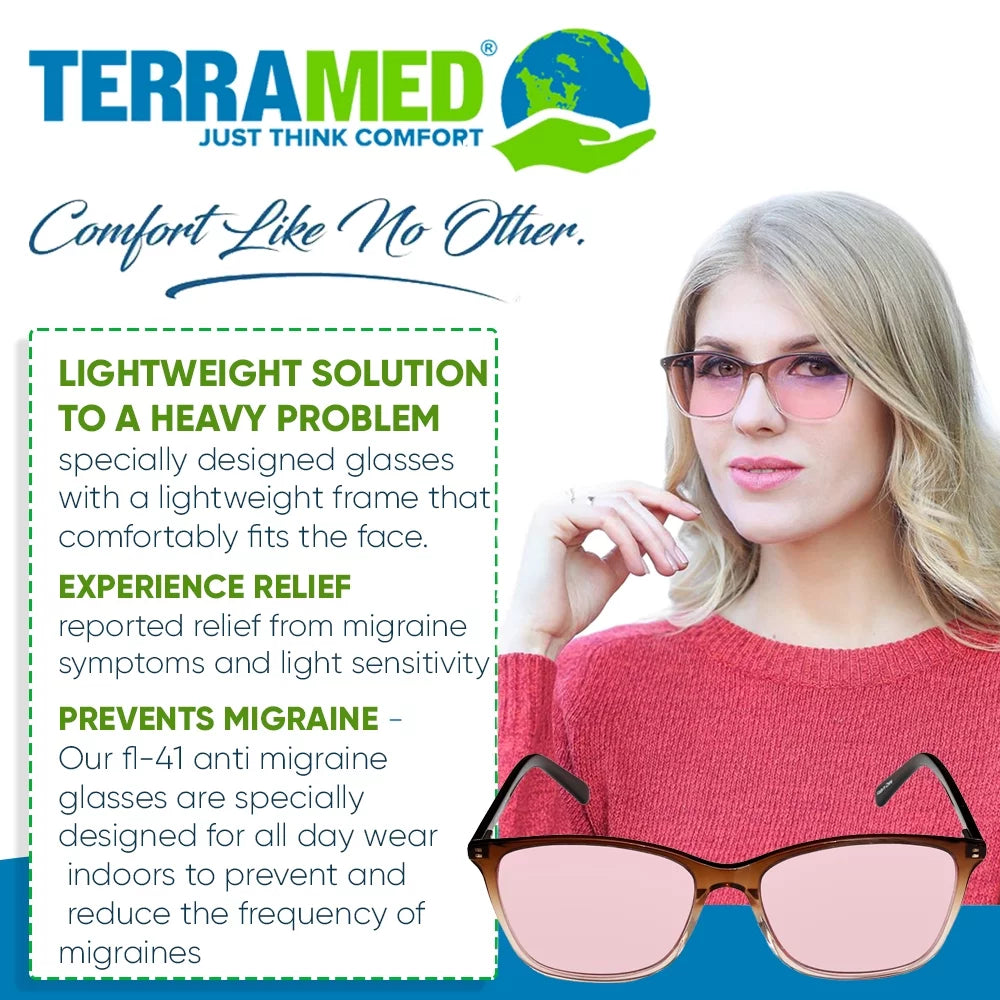 Migraine Glasses for Light Sensitivity and Eye Strain Relief Z167