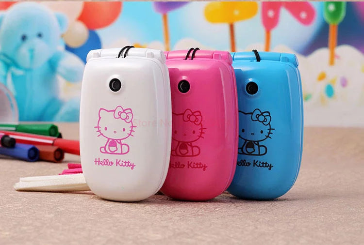Mini Flip Phone 2G GSM Cellphone for Women K88356