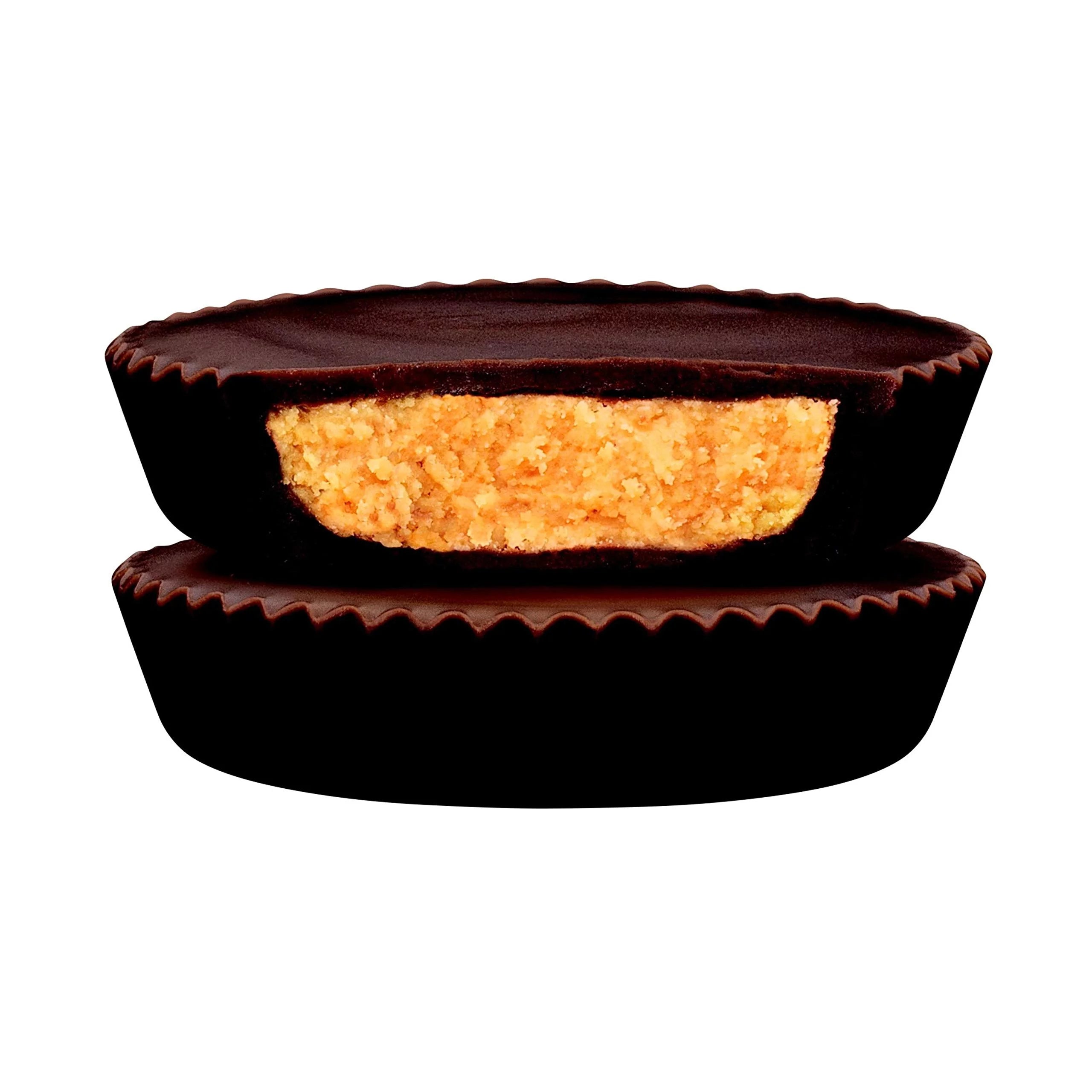 Organic Dark Chocolate Peanut Butter Cups Candy, Individually Wrapped, 1.4 Oz Packs (12 Count) V699761
