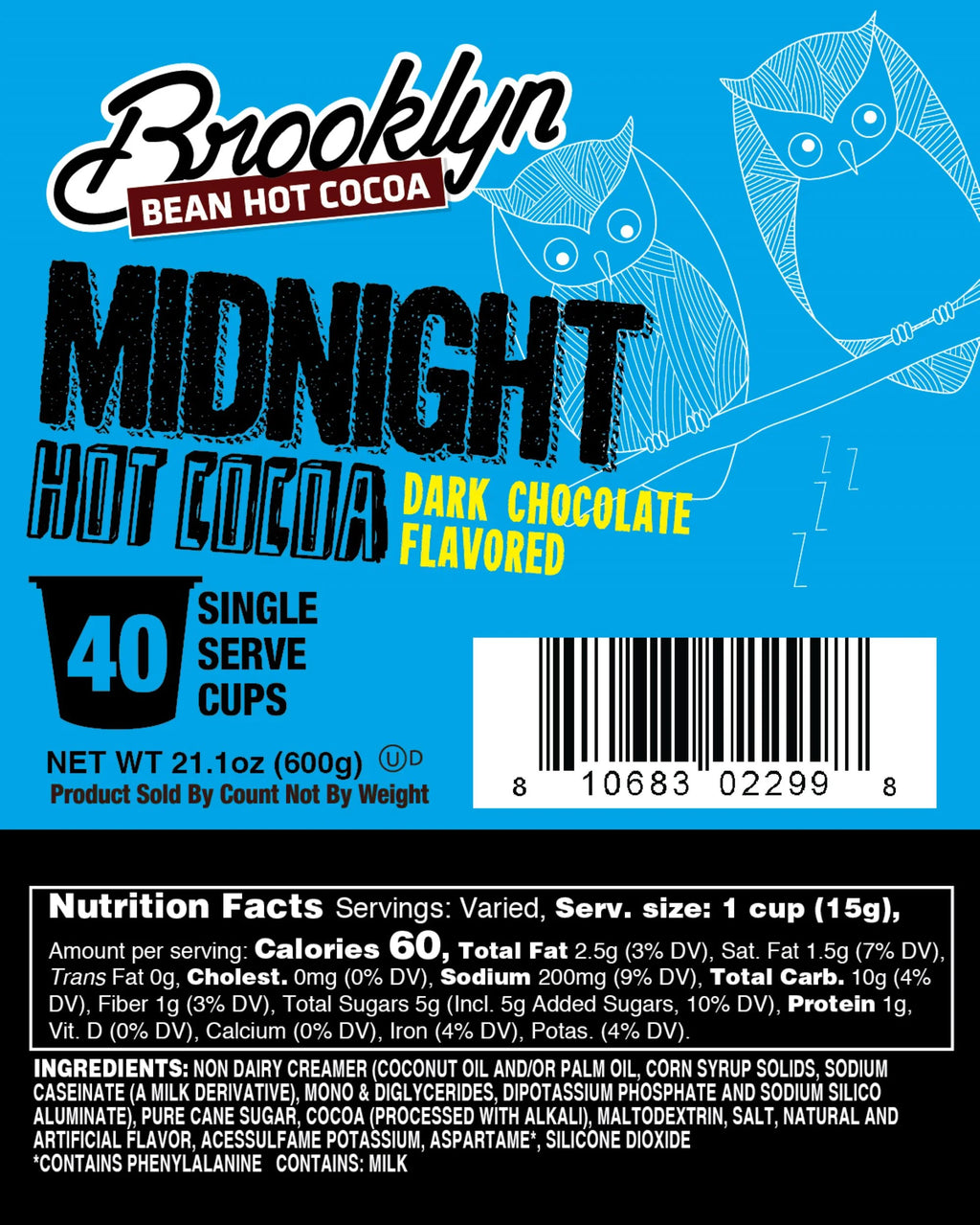 Dark Chocolate Hot Cocoa Flavored Pods, 40 ct L317910