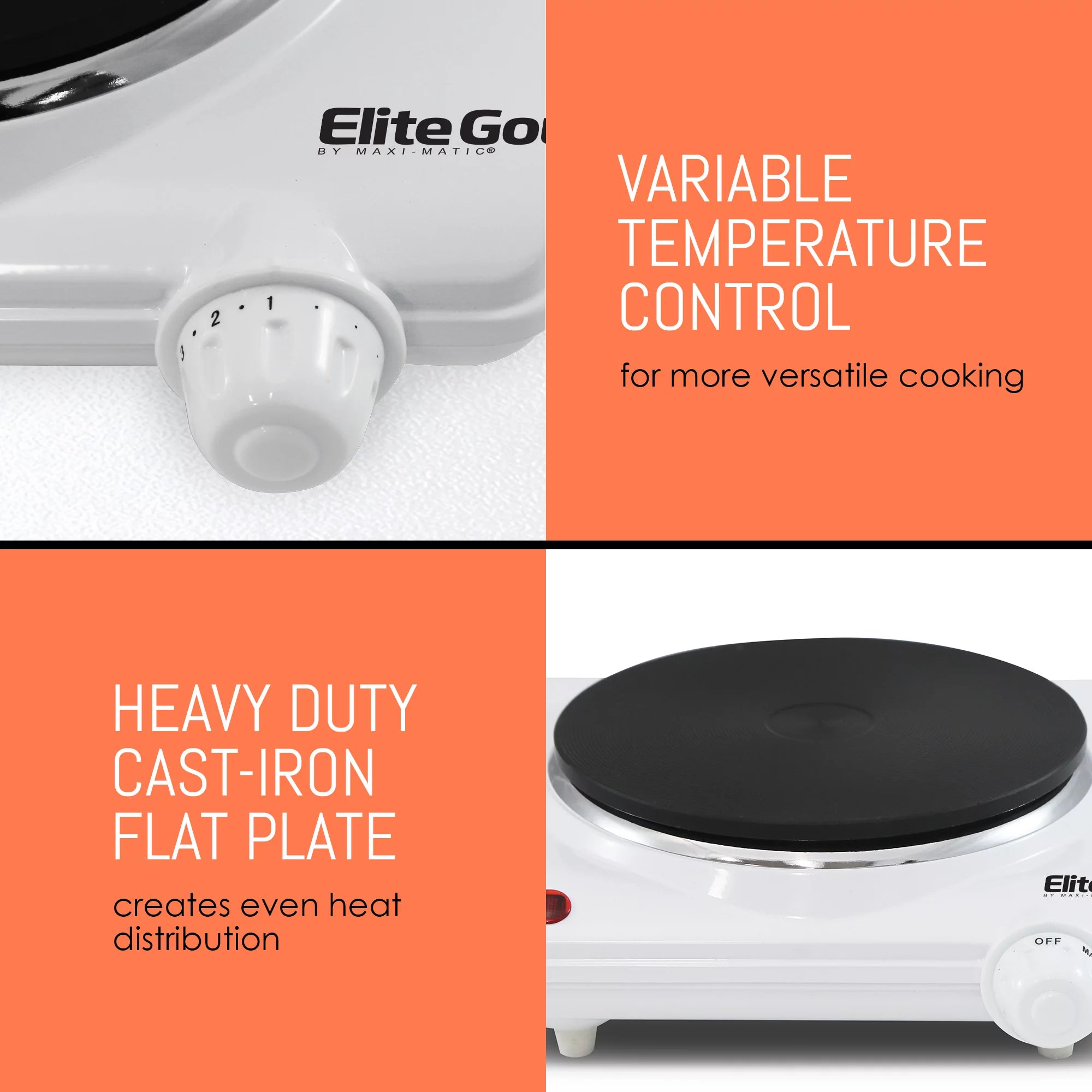 Single Flat Burner Hot Plate X7570