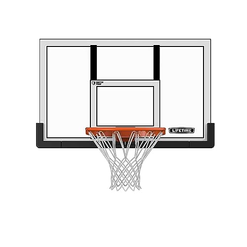 48 in. Shatter Proof Backboard Rim Combo, Orange/White B3684