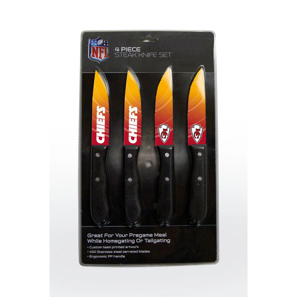 NFL 4-Piece Stainless Steak Knife Set S953562