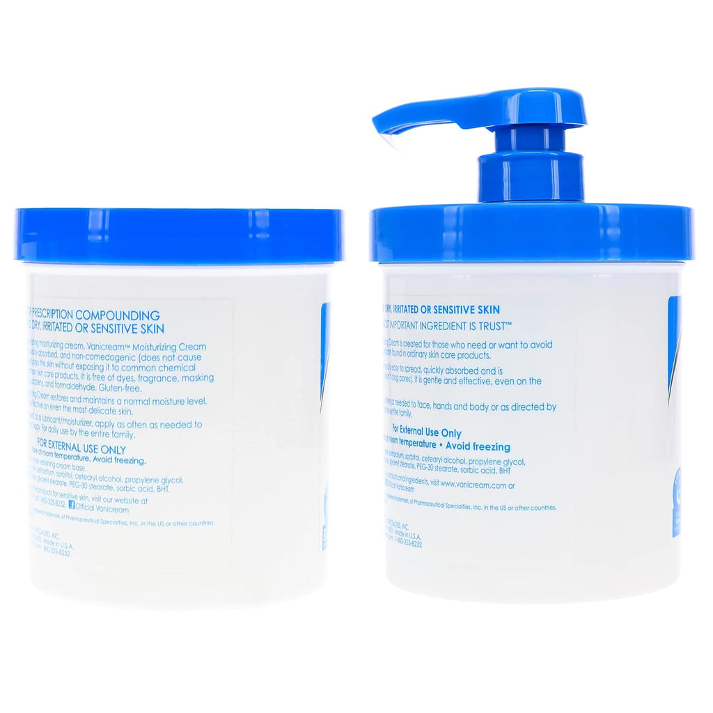 Moisturizing Skin Cream with Pump Dispenser, 1 Pound Each O93287