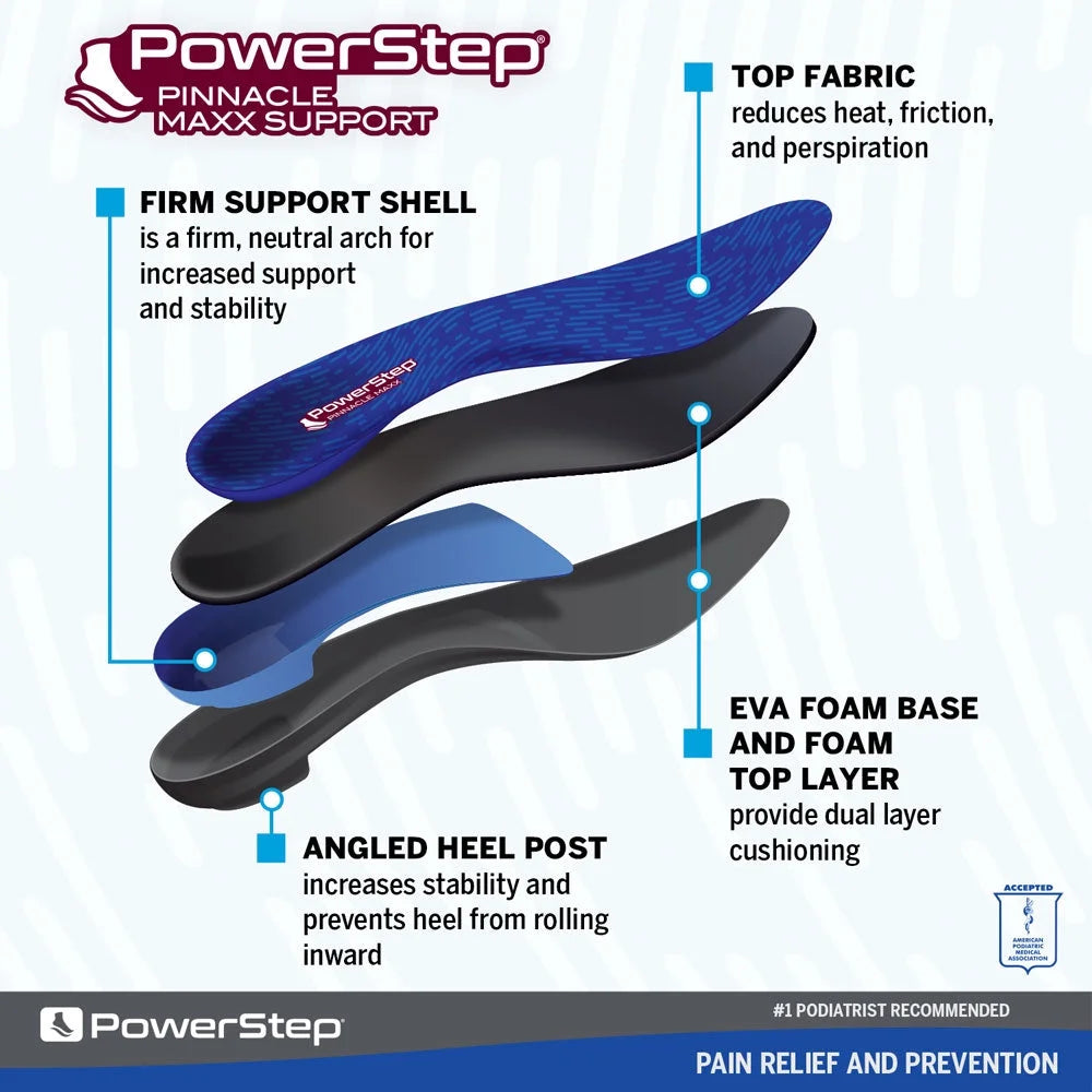 Orthotic Shoe Insoles with Arch Support for Flat Feet Y47824