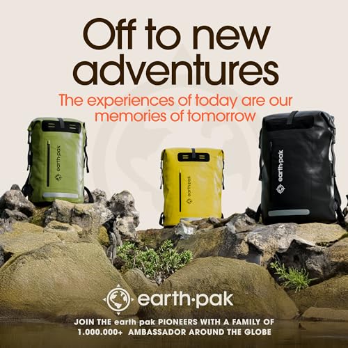 Waterproof Hiking Backpack with Roll-Top Closure, 35L C19873