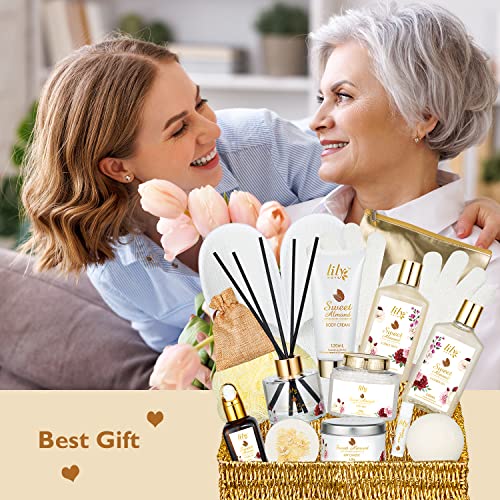 Lavender Spa Gift Set for Women Bath and Body Basket X937850