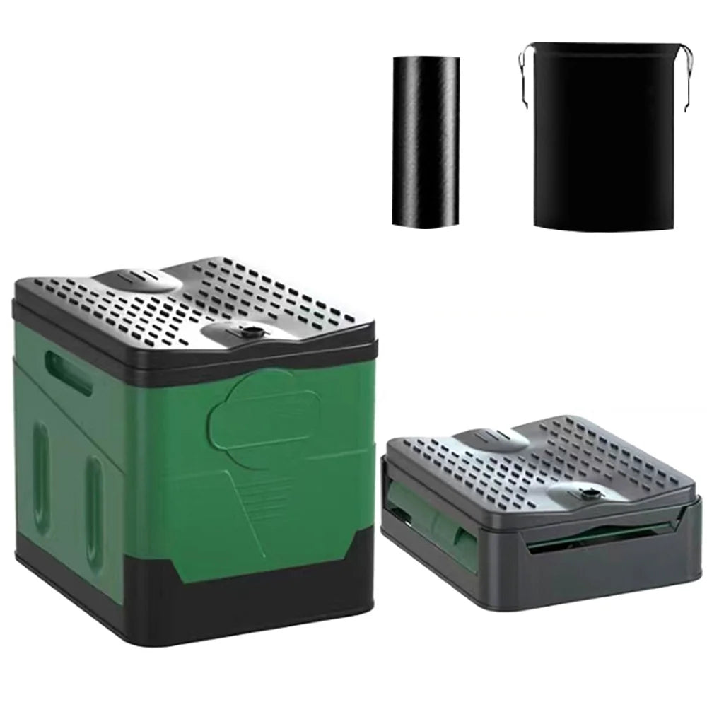 Folding Potty with Lid, Portable Toilet F71920