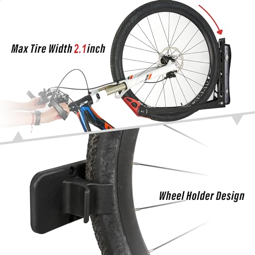 Swivel Bike Rack Wall Mounted Storage System, 4 Pack G79069