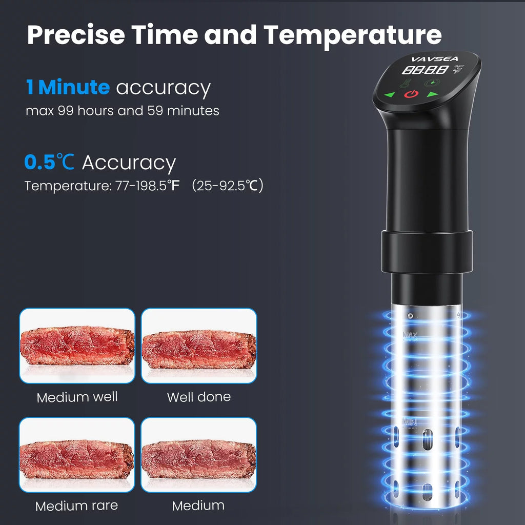Sous Vide Machine, Precision Cooker with Digital Touch Screen S74181