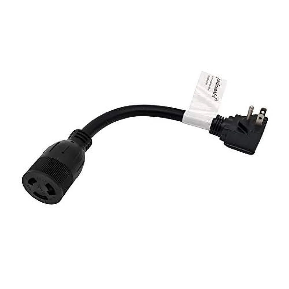 Adapter Cord 5-15P to L6-20R Receptacle Female Right Angle E775