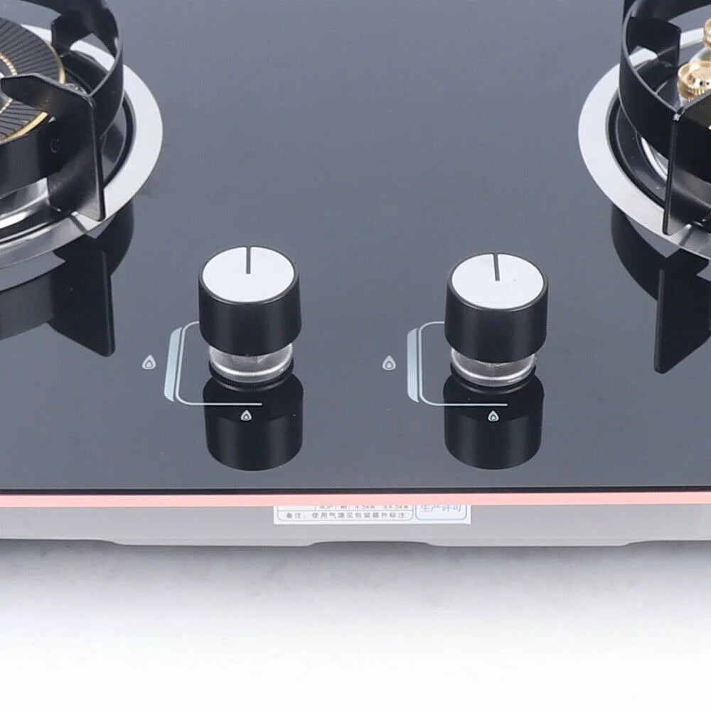 2-Burner Built-In Gas Cooktop with Tempered Glass Z132