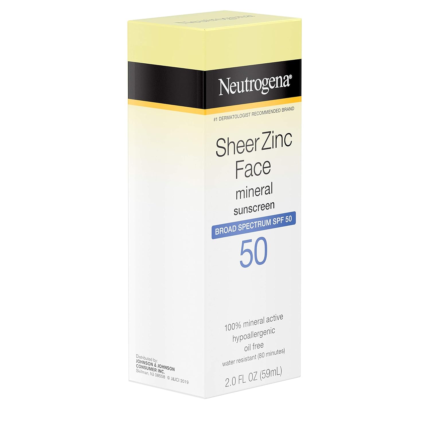 Mineral Face Sunscreen SPF 50, Oil-Free, 2 fl. oz F8367