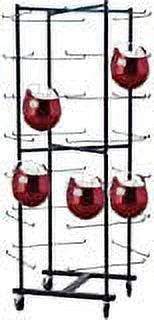 Rolling Football Helmet Rack M10237