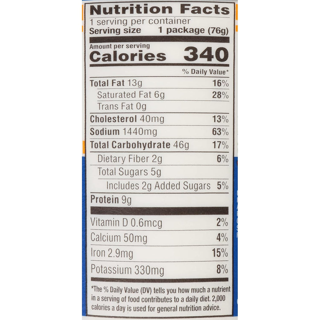 Cup Noodles Soup, Seafood Flavor, 2.68 oz, 6-Pack O810091